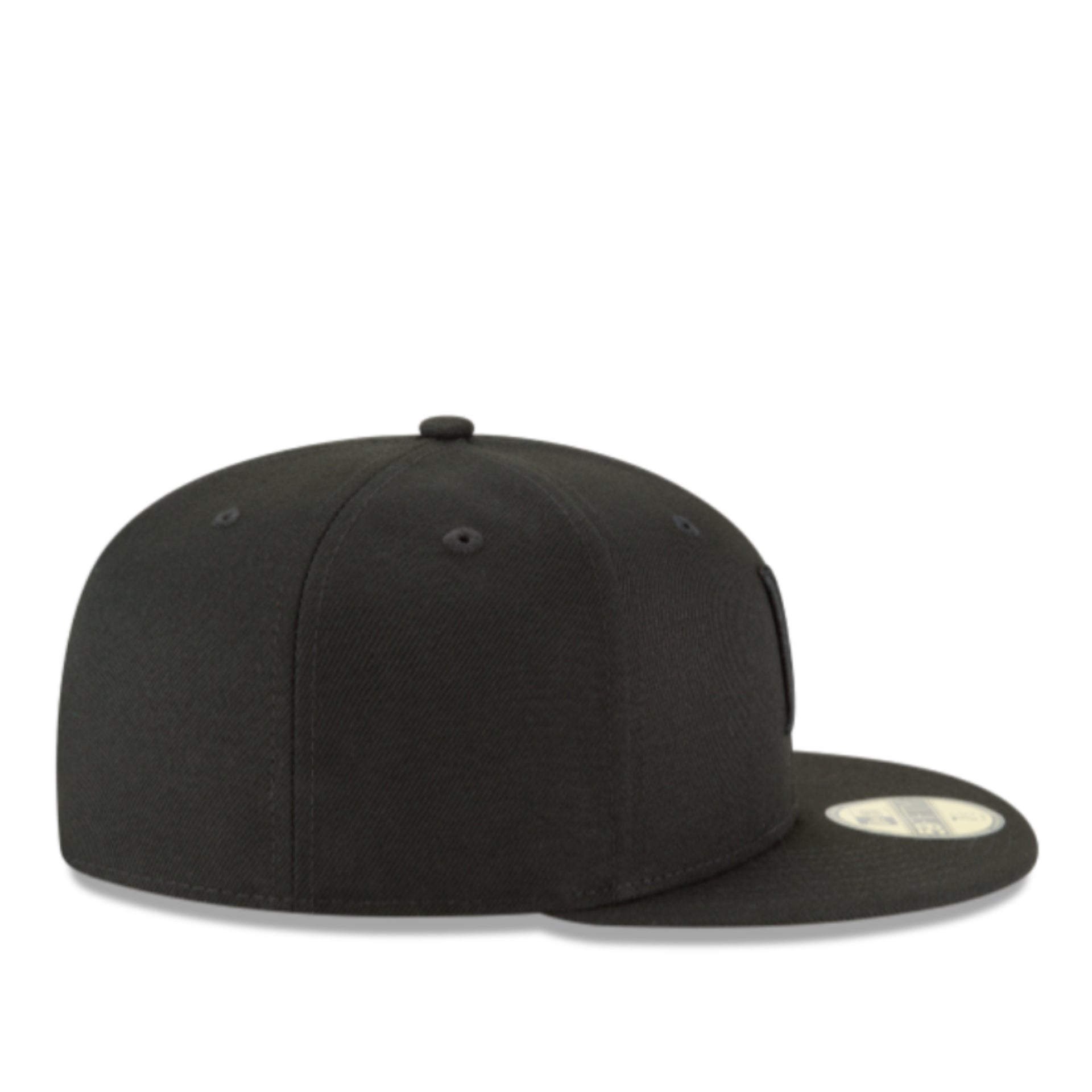 New Era Kansas City Royals KC Black on Black 59FIFTY Fitted Hat right side view