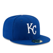 New Era Kansas City Royals KC Authentic Collection 59FIFTY Fitted Hat front right angle view