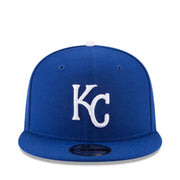 New Era Kansas City Royals KC 9FIFTY Snapback Hat Royal Blue front view