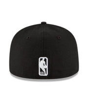 New Era Youth San Antonio Spurs Black 59FIFTY Fitted Hat back view