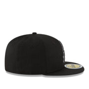 New Era Youth San Antonio Spurs Black 59FIFTY Fitted Hat right side view