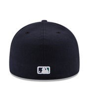 New Era YOUTH Seattle Mariners Navy Authentic Collection 59FIFTY Fitted Hat back view