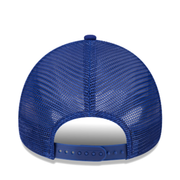 Back of Los Angeles Dodgers LA A-Frame Mesh Blue 9FORTY Snapback