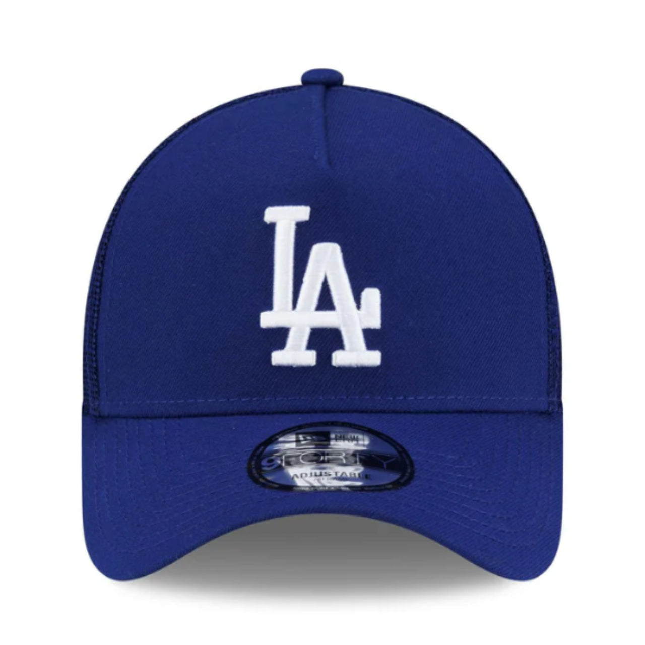 Los Angeles Dodgers LA A-Frame Mesh Blue 9FORTY Snapback front view