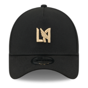 New Era MLS Los Angeles FC Black 9FORTY A-Frame Snapback Hat front view