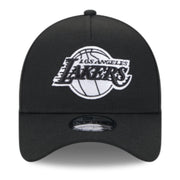 New Era Los Angeles Lakers 9FORTY A-Frame Snapback Hat front view