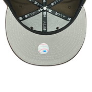 gray bottom of Las Vegas Raiders Walnut Brown 9FIFTY Snapback Hat