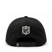 New Era Las Vegas Raiders Cartoon Black 9FIFTY A-FRAME Snapback Hat back view
