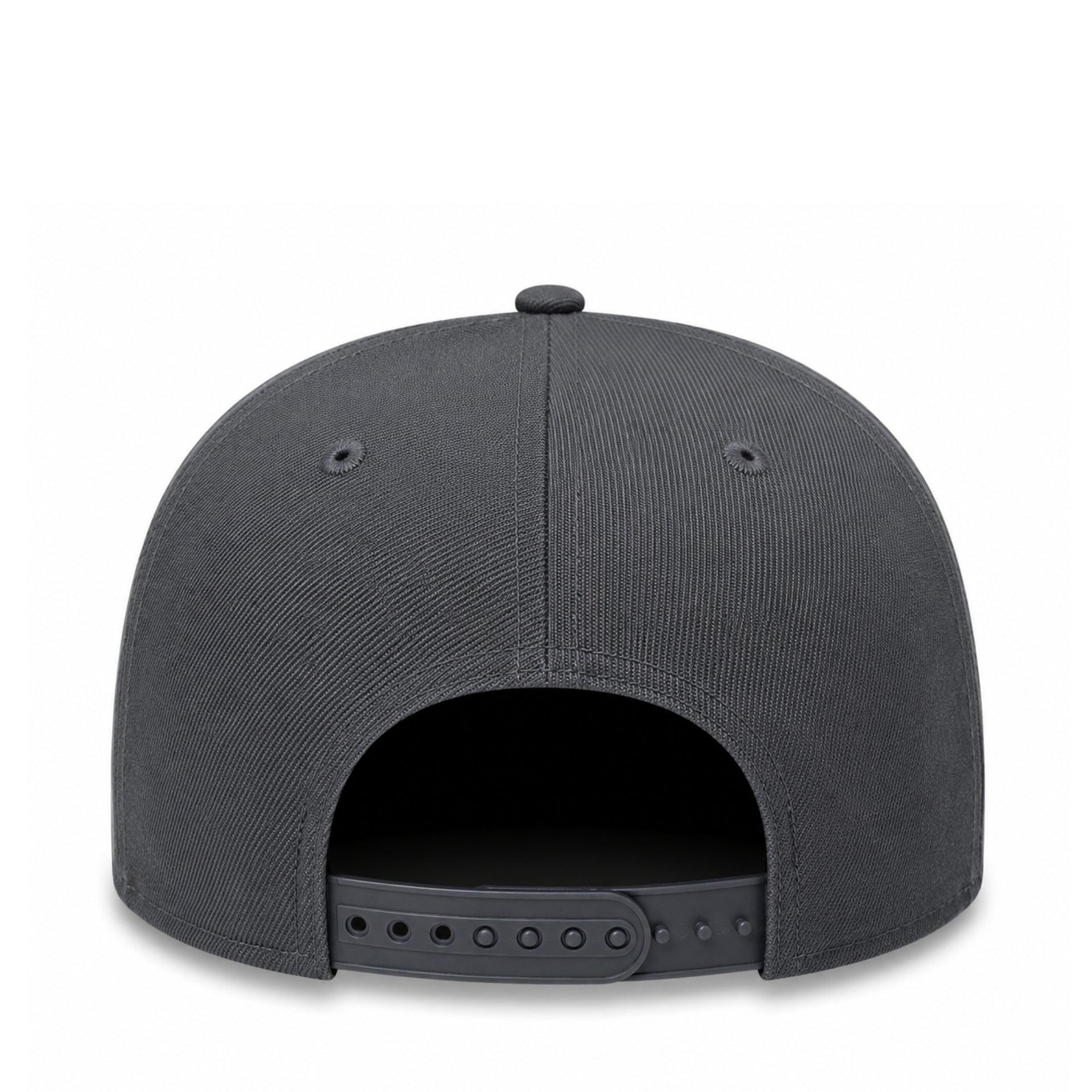 New Era Las Vegas Raiders Dark Graphite 9FIFTY Snapback Hat back view