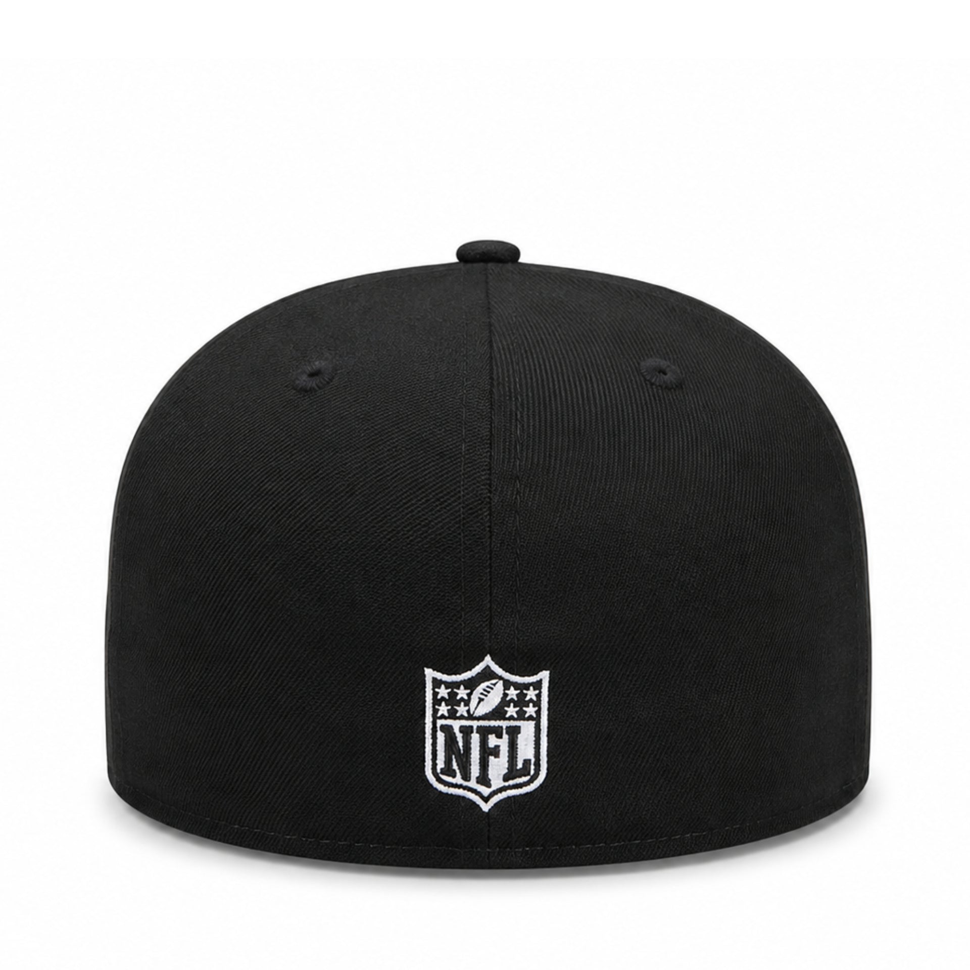 Black cap with NFL logo on a white background