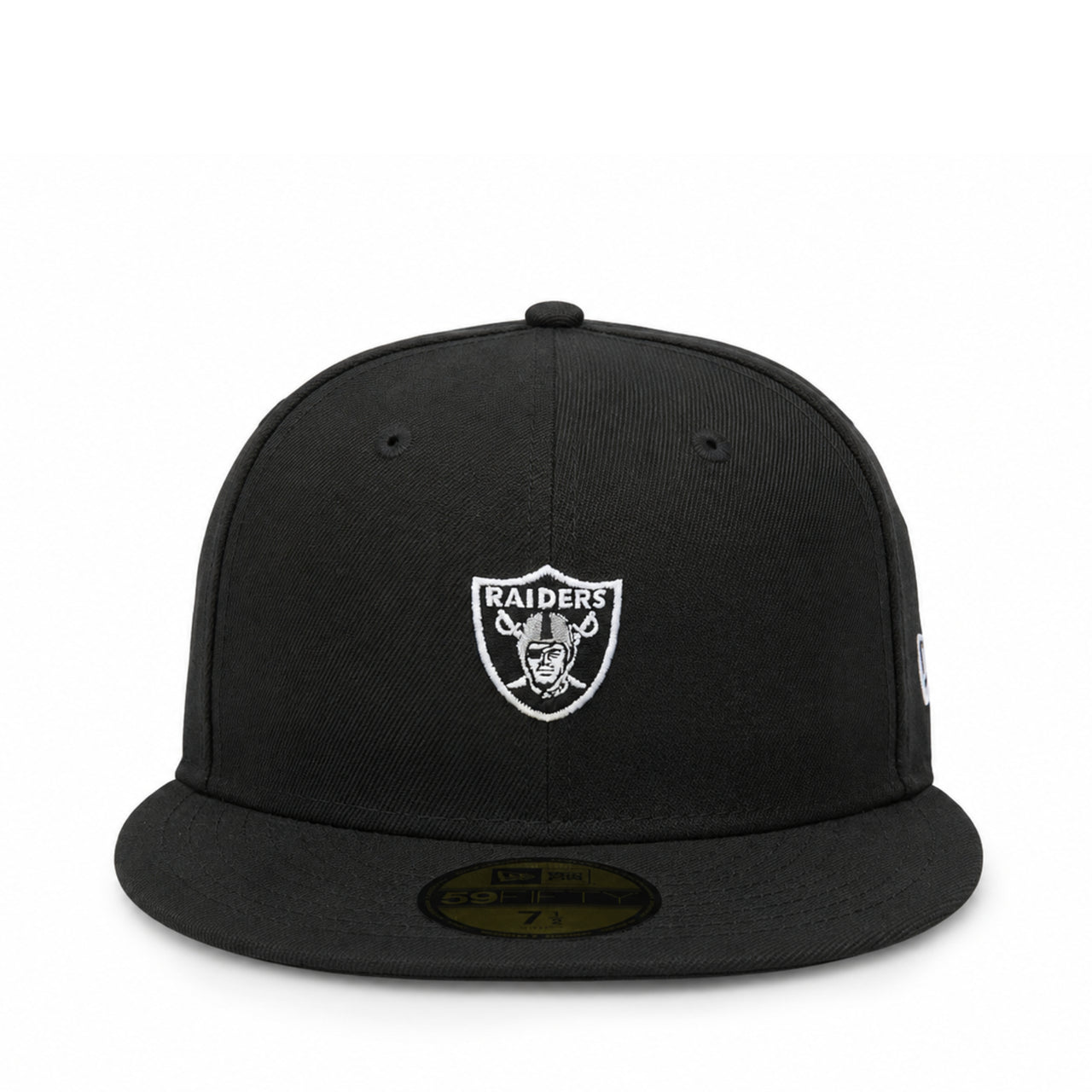 Black cap with Raiders logo on a white background