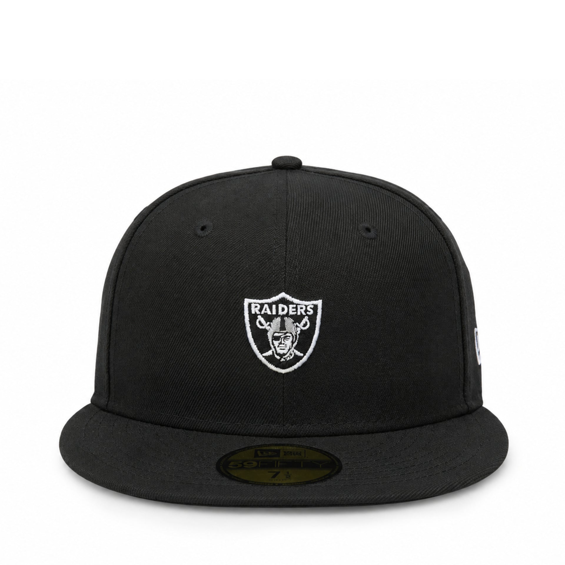 Black cap with Raiders logo on a white background