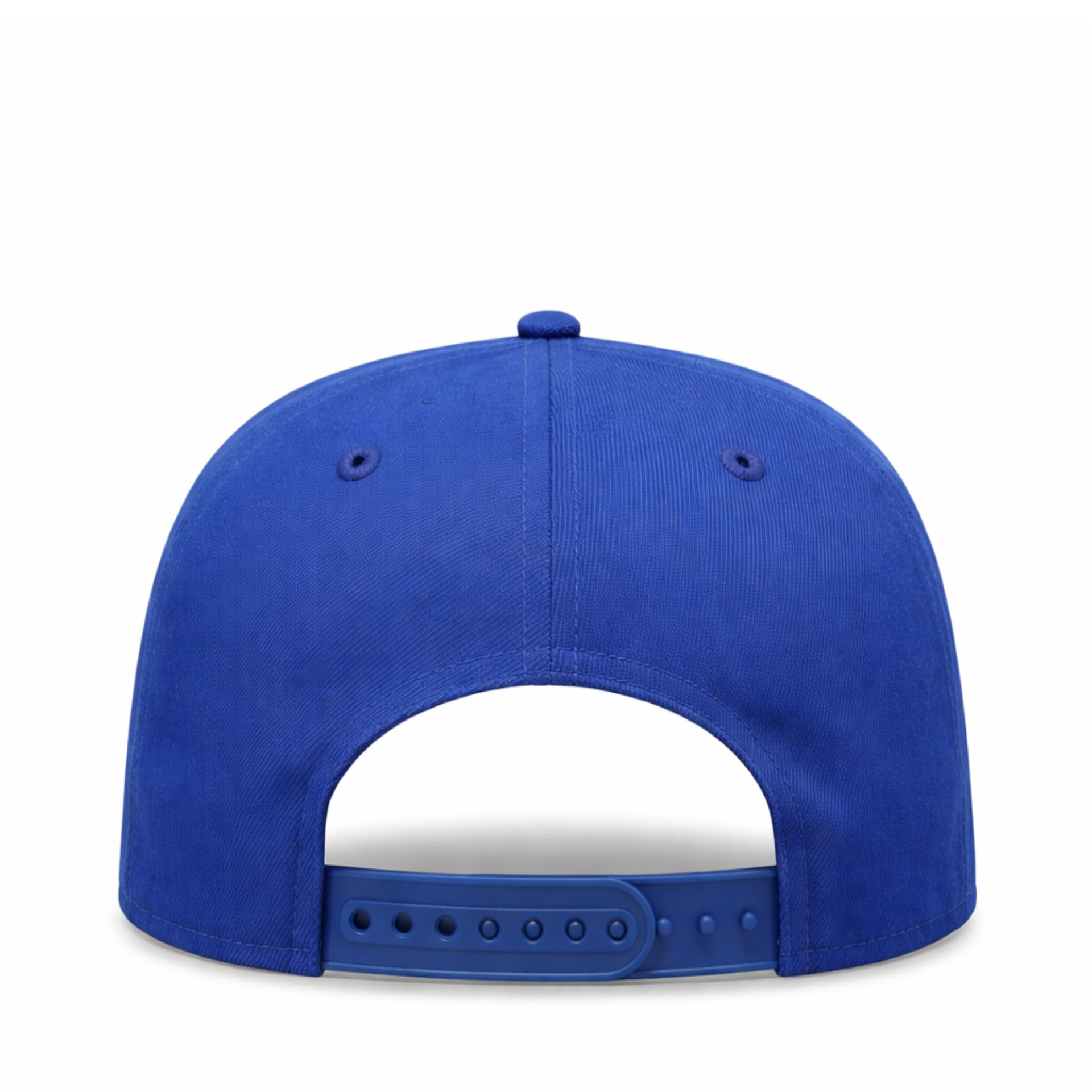 back view of New Era Las Vegas Raiders Royal Blue 9FIFTY Snapback Hat