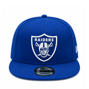 New Era Las Vegas Raiders Royal Blue 9FIFTY Snapback Hat front view
