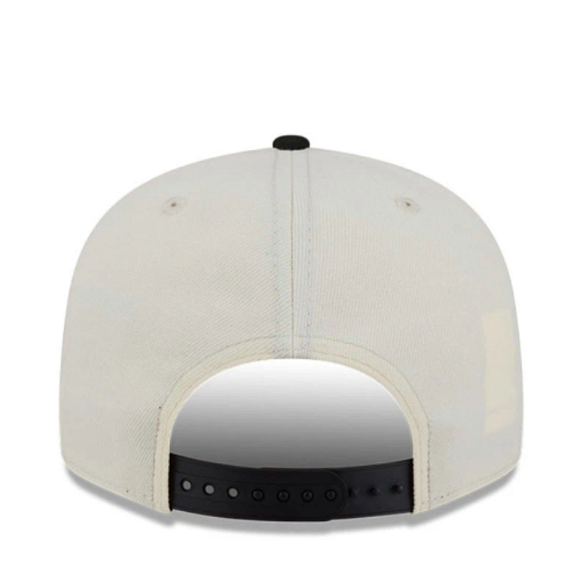 New Era San Francisco Giants SF Localized 9FIFTY Snapback Hat - Chrome/Black 2 Tone back view