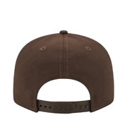 Back of New Era Los Angeles Anaheim Angels Brown 9FIFTY Snapback Hat