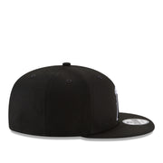 New Era Los Angeles Anaheim Angels Black 9FIFTY Snapback Hat right side view