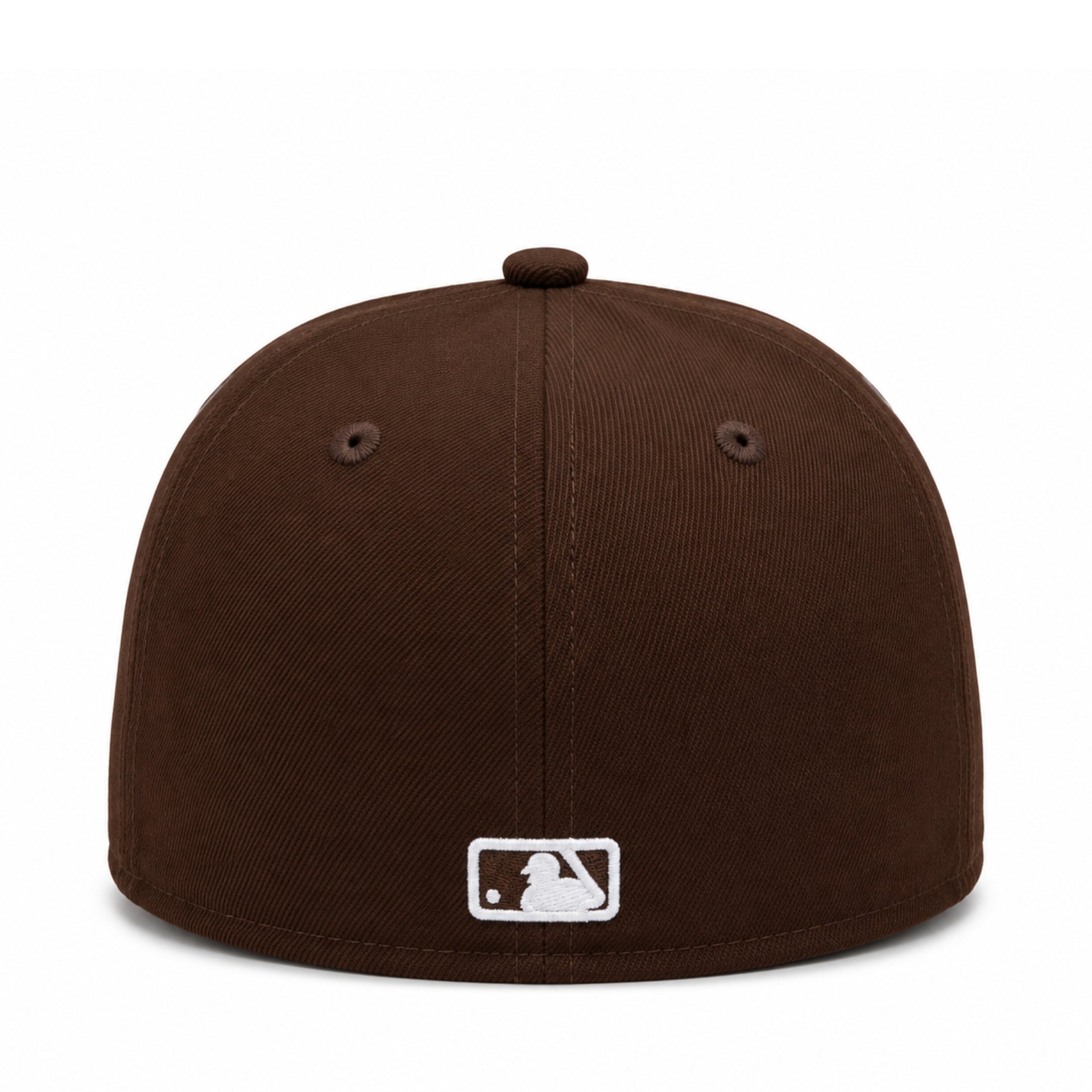 New Era Los Angeles Anaheim Angels Burnt Wood Brown 59FIFTY Fitted Hat back view