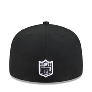 New Era Los Angeles Chargers Black 59FIFTY Fitted Hat back view