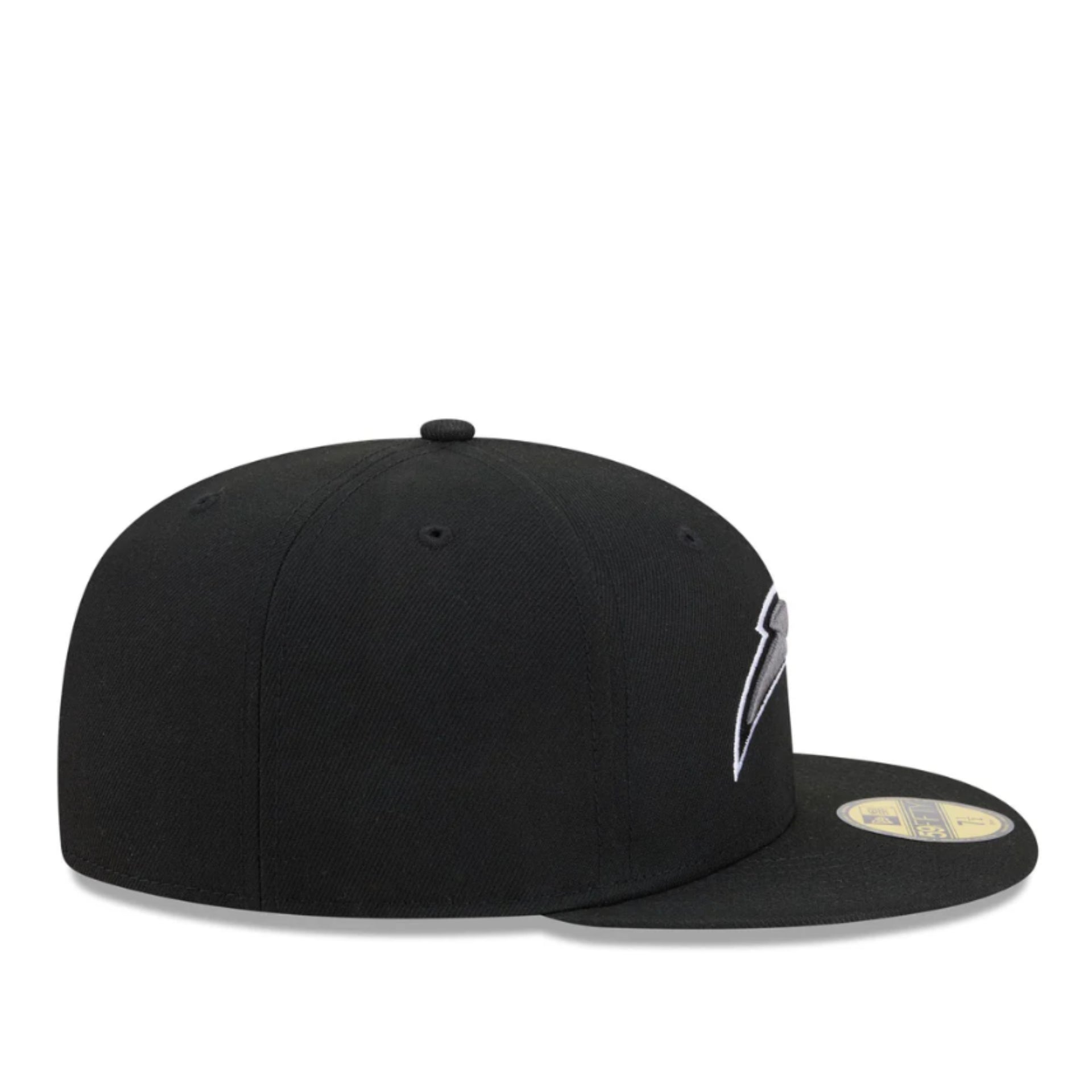New Era Los Angeles Chargers Black 59FIFTY Fitted Hat right side view