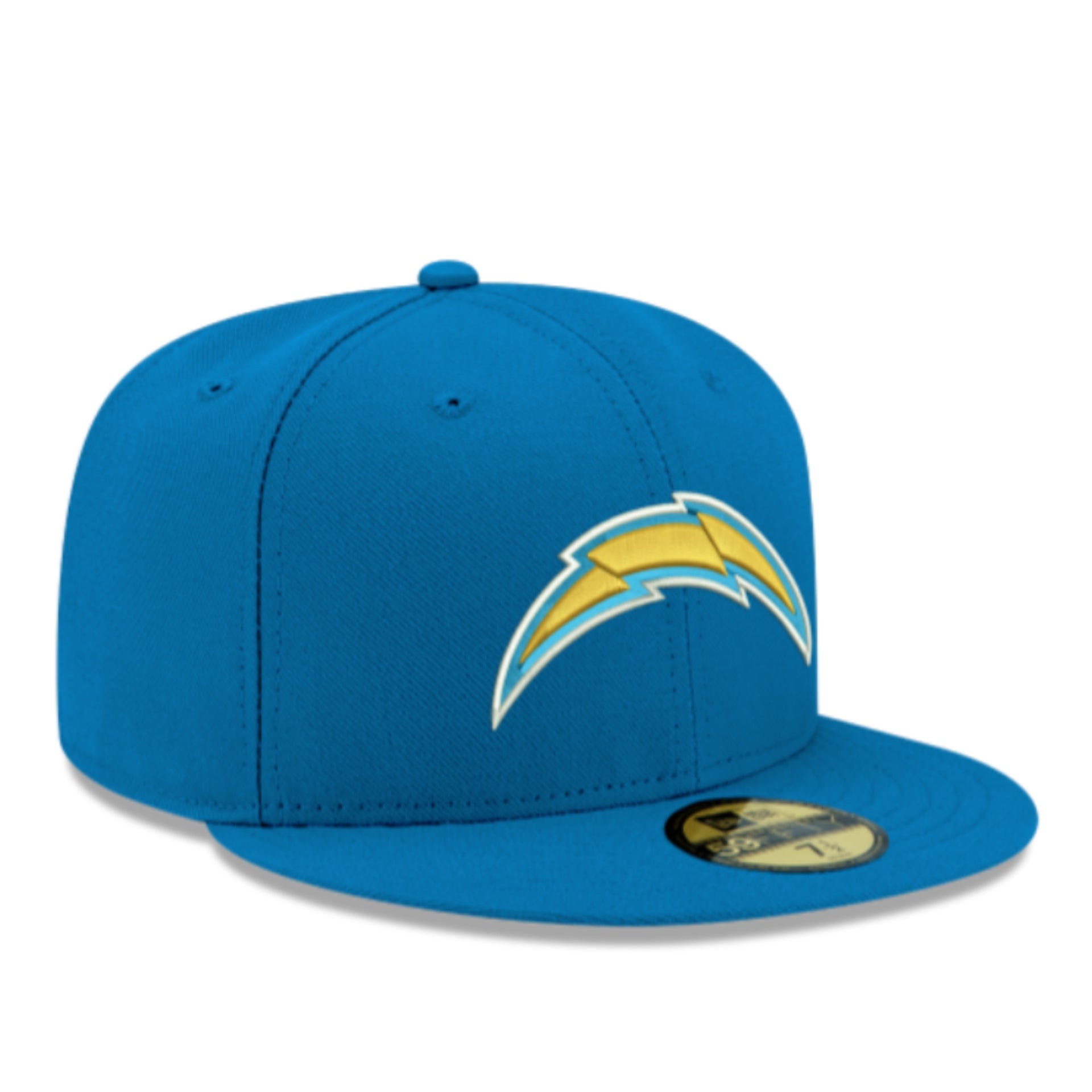 New Era NFL Los Angeles Chargers Blue 59FIFTY Fitted Hat front right view
