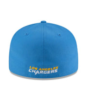 New Era NFL Los Angeles Chargers Blue 59FIFTY Fitted Hat back view