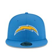New Era NFL Los Angeles Chargers Blue 59FIFTY Fitted Hat front view