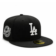 New Era Los Angeles Dodgers World Series Back to Back 2025 Champs Black 59FIFTY Fitted Hat
