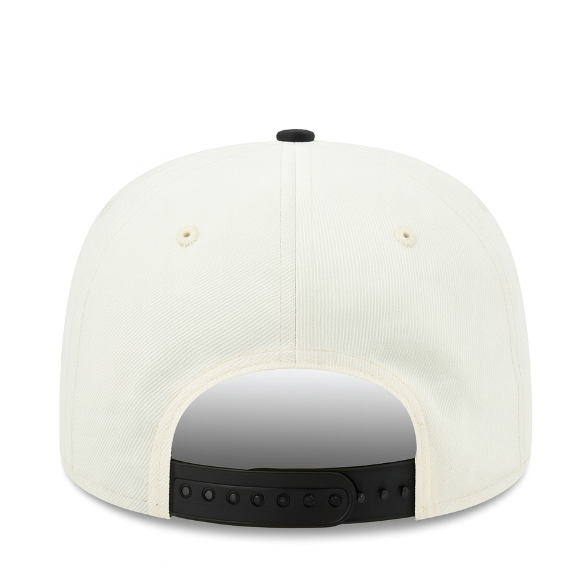 back of Los Angeles Dodgers New Era 2025 World Series Champion Chrome Black 9FIFTY Snapback Hat