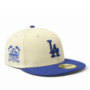New Era Los Angeles Dodgers 2025 World Series Champion 59FIFTY Fitted Hat - Chrome Blue