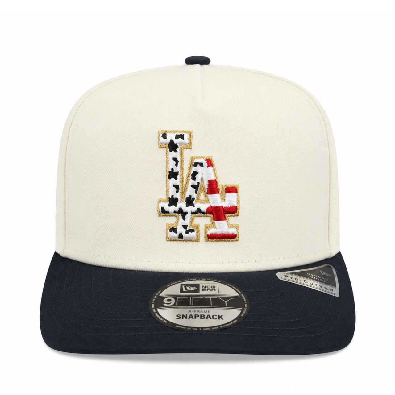 New Era Los Angeles Dodgers USA 250TH Anniversary 9FIFTY A-Frame Snapback Hat front view