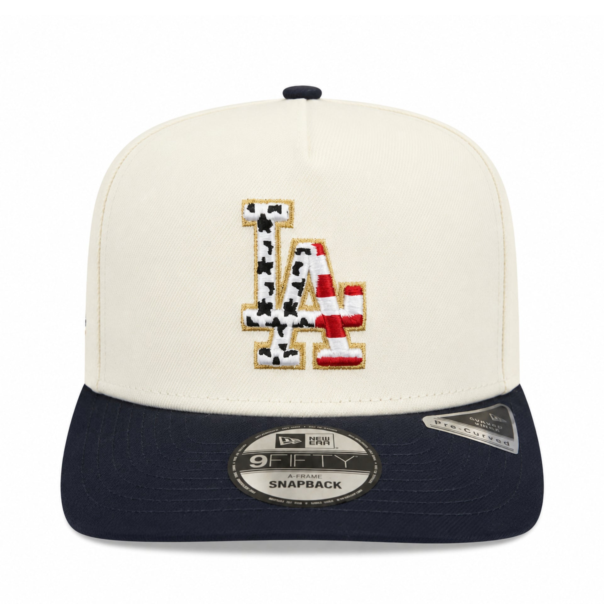New Era Los Angeles Dodgers USA 250TH Anniversary 9FIFTY A-Frame Snapback Hat front view