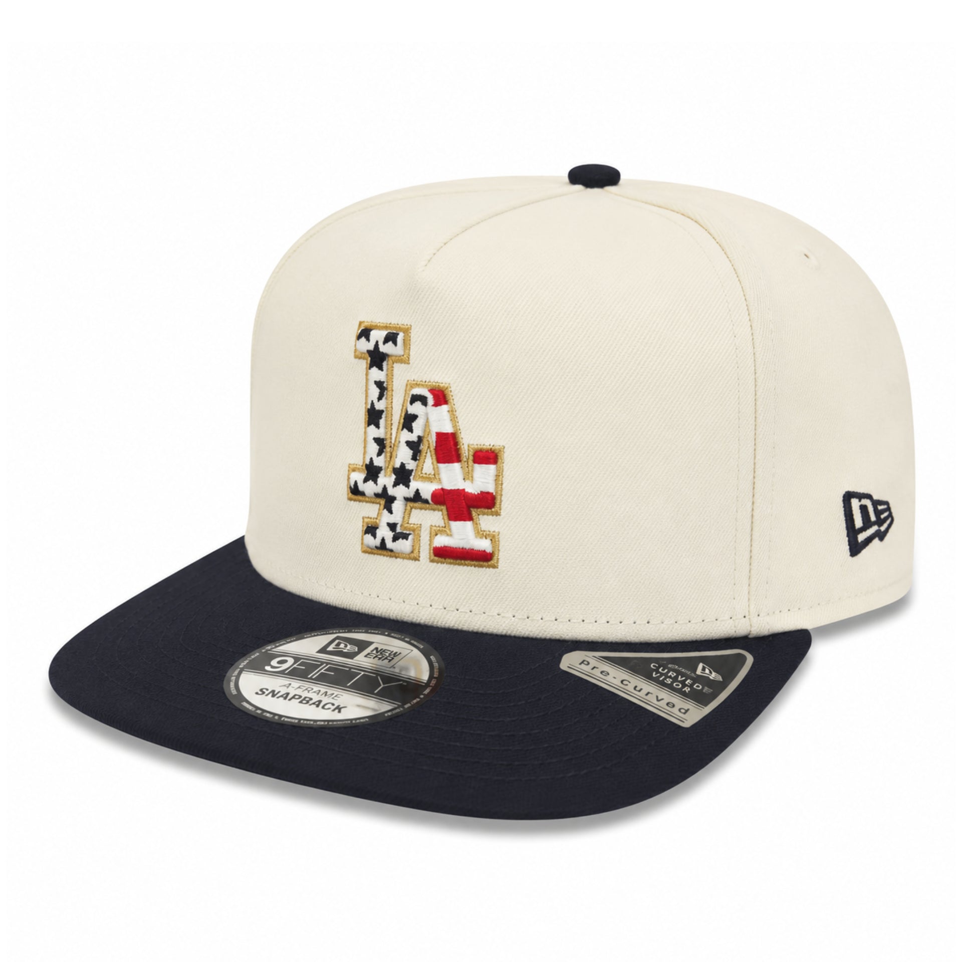 New Era Los Angeles Dodgers USA 250TH Anniversary 9FIFTY A-Frame Snapback Hat front side view