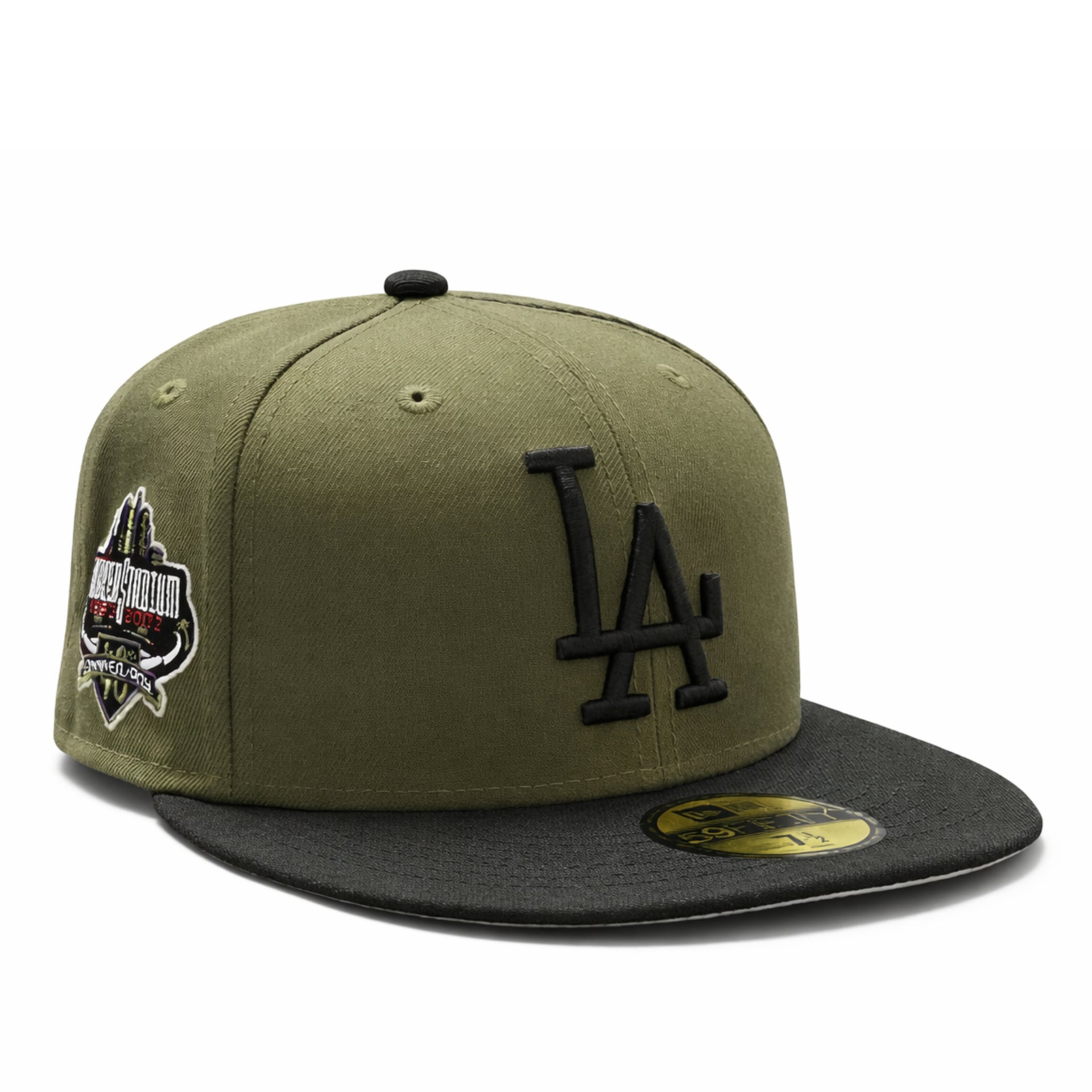 New Era Los Angeles Dodgers 40th Stadium Olive Black 59FIFTY Fitted Hat