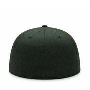 back of New Era Los Angeles Dodgers D Logo Black White Outline 59FIFTY Fitted Hat