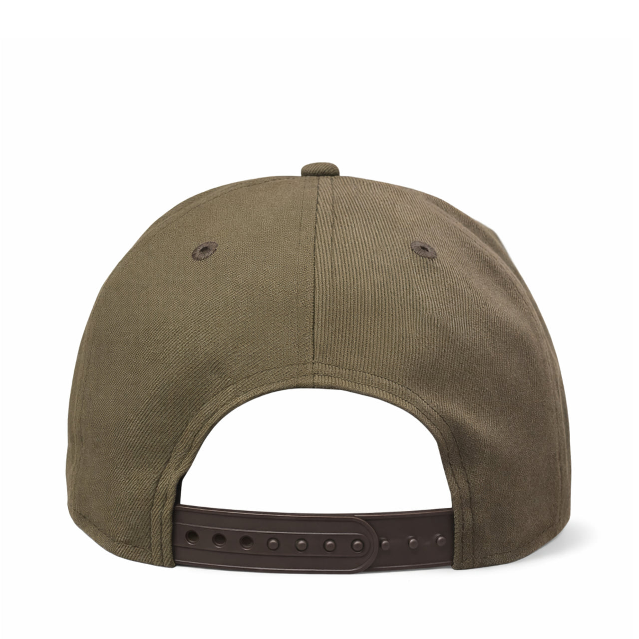 back of New Era Los Angeles Dodgers Walnut Brown 9FORTY A-Frame Snapback