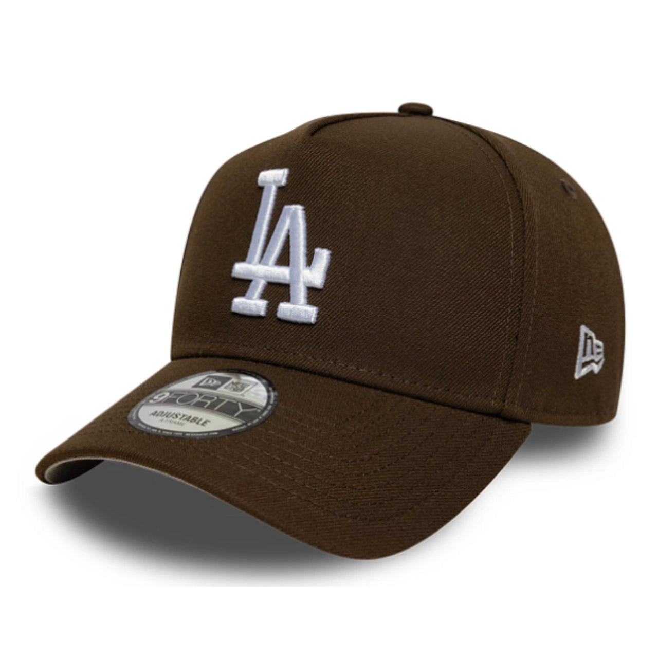 New Era Los Angeles Dodgers Walnut Brown 9FORTY A-Frame Snapback front view