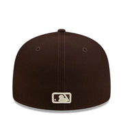New Era Los Angeles Dodgers Brown 59FIFTY Fitted Hat back view