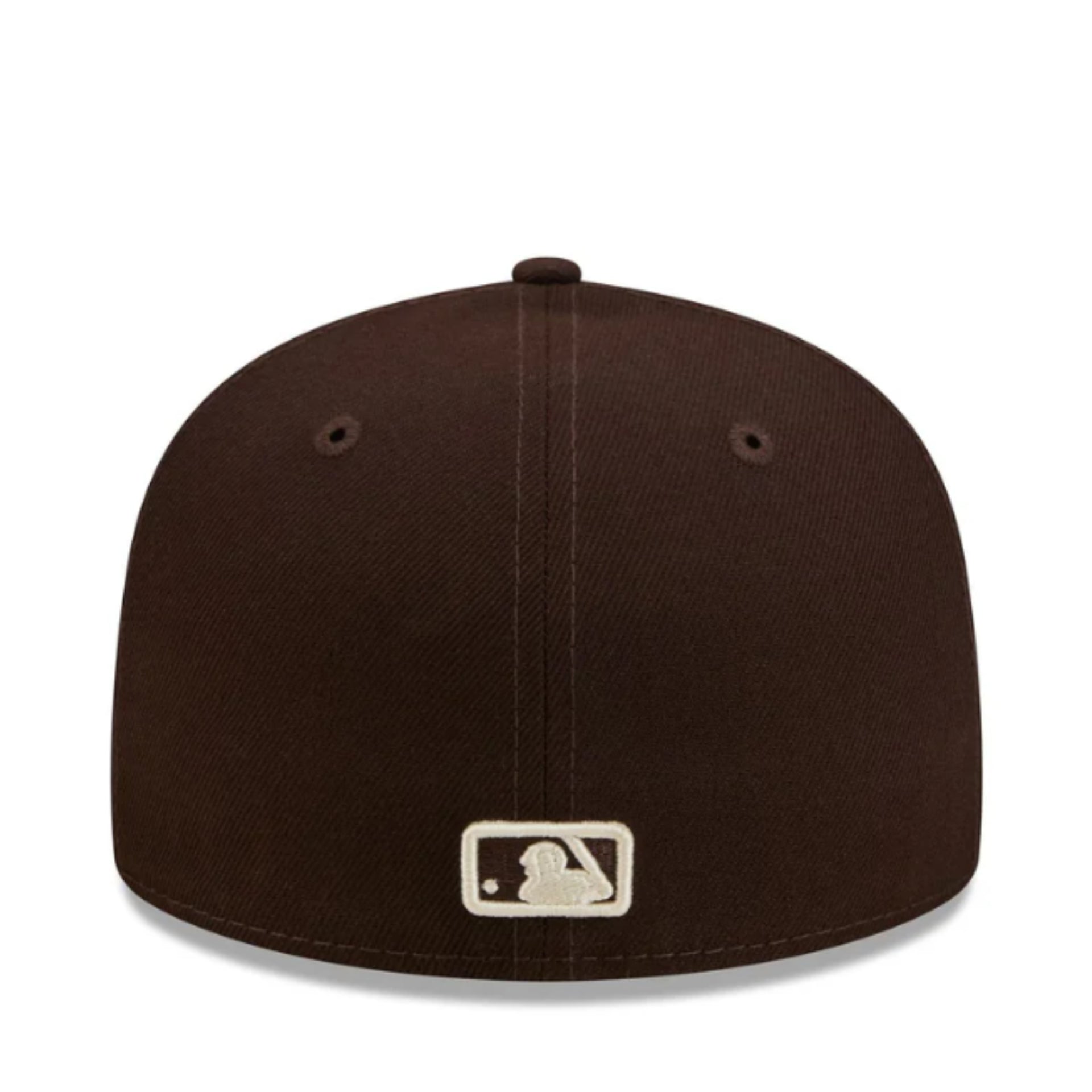 New Era Los Angeles Dodgers Brown 59FIFTY Fitted Hat back view