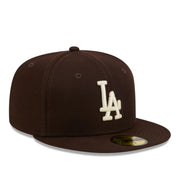 New Era Los Angeles Dodgers Brown 59FIFTY Fitted Hat front right view