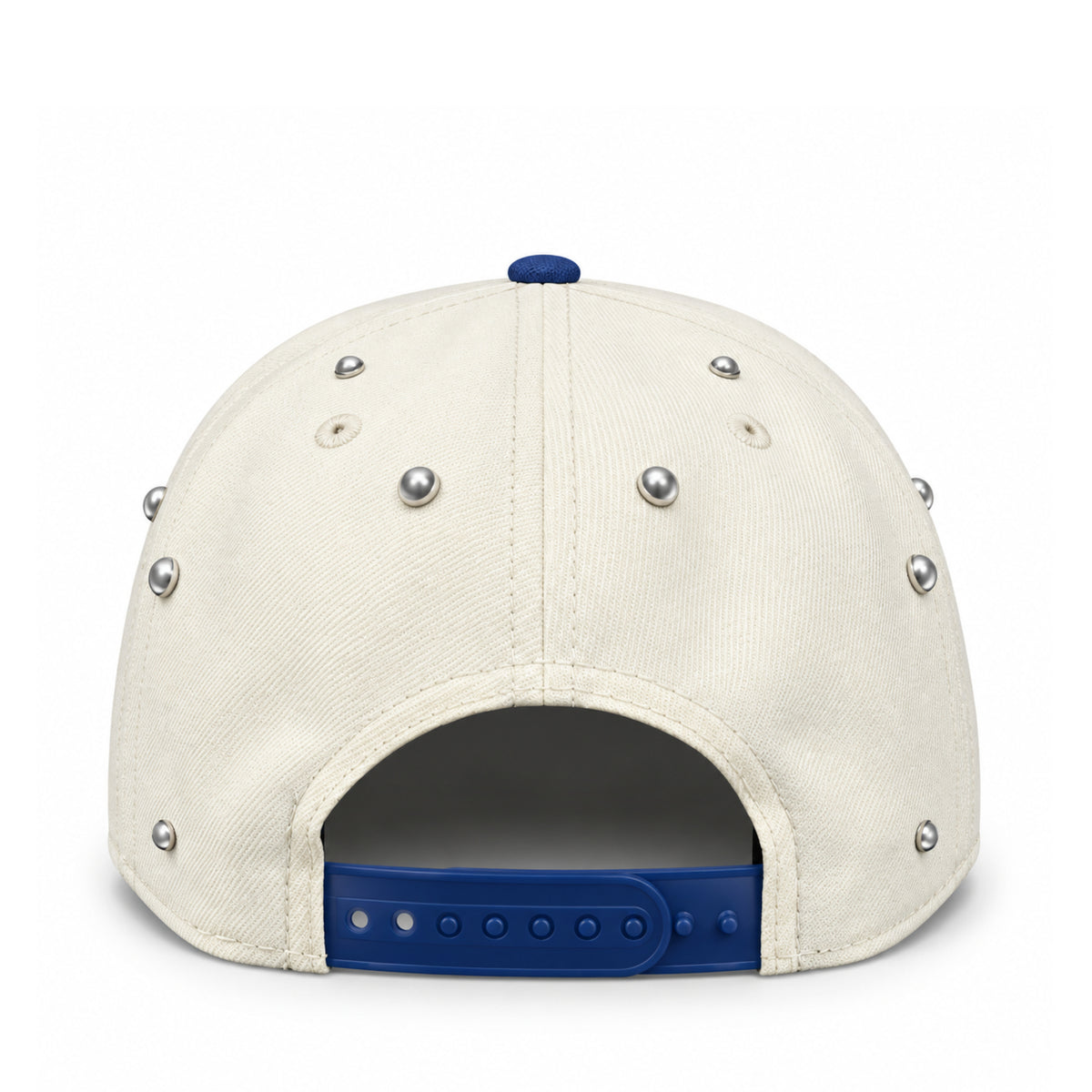 New Era Los Angeles Dodgers Charms 9FIFTY A-Frame cream and blue snapback hat back view