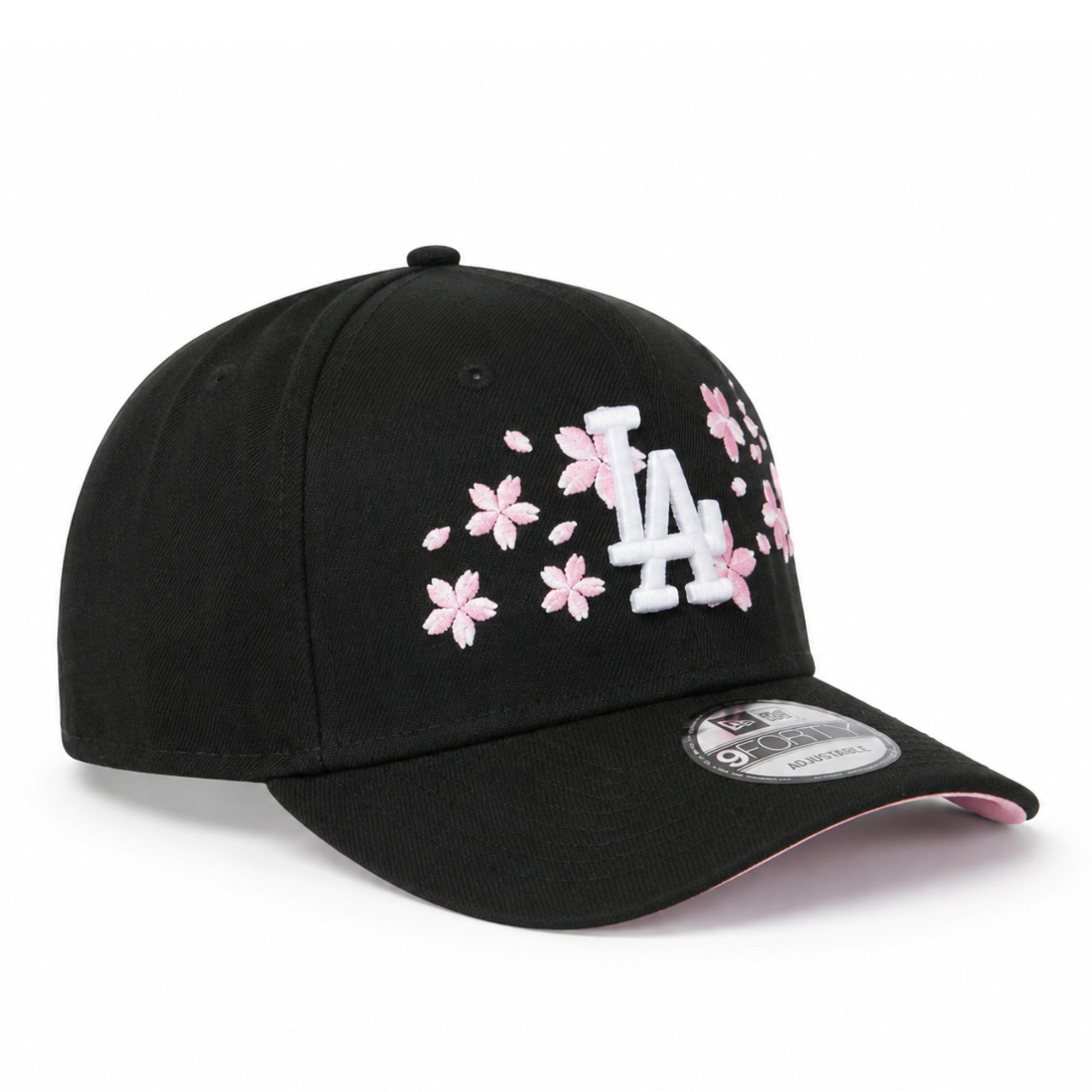 New Era Los Angeles Dodgers Cherry Blossom Black 9FORTY A-Frame Snapba