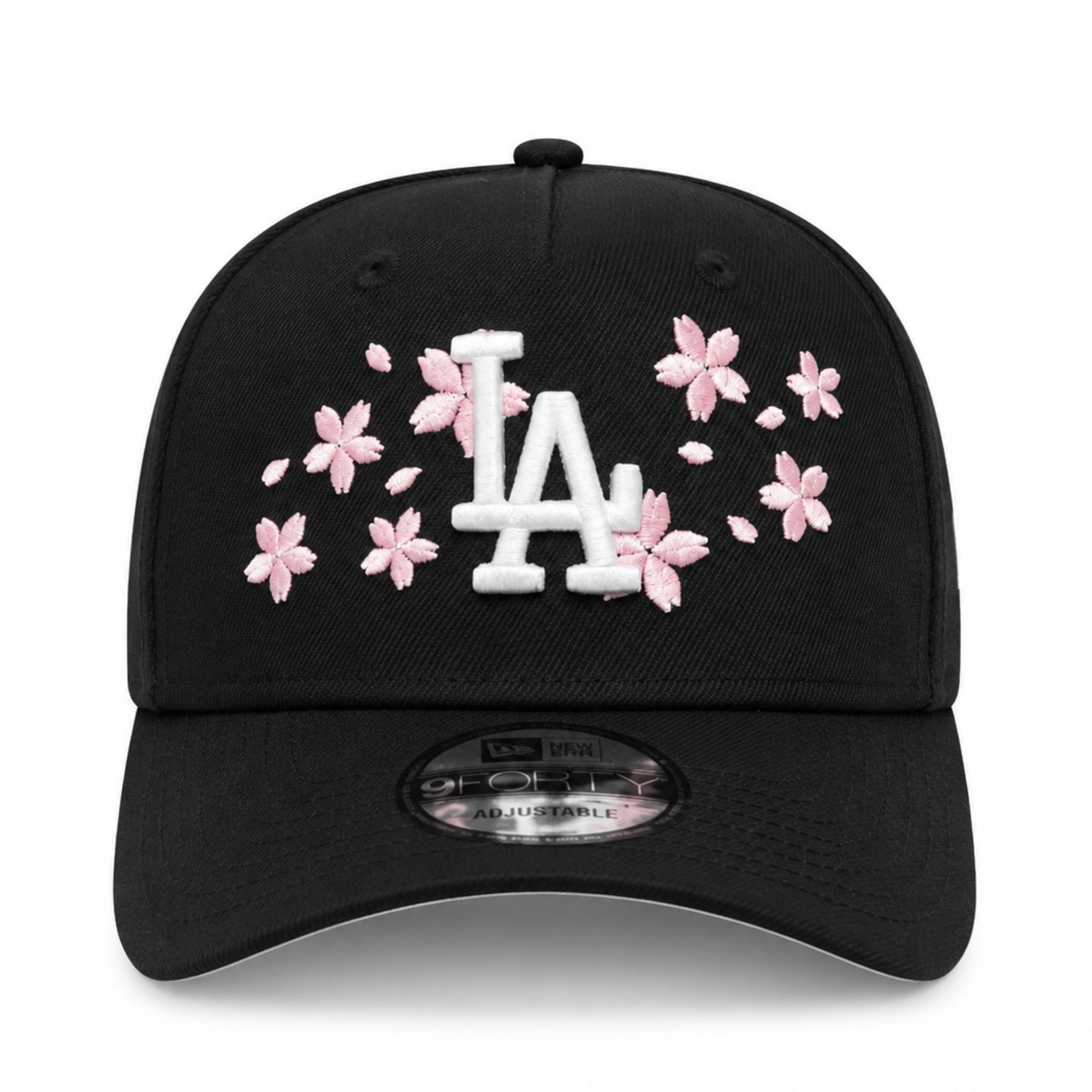 New Era Los Angeles Dodgers Cherry Blossom Black 9FORTY A-Frame Snapba