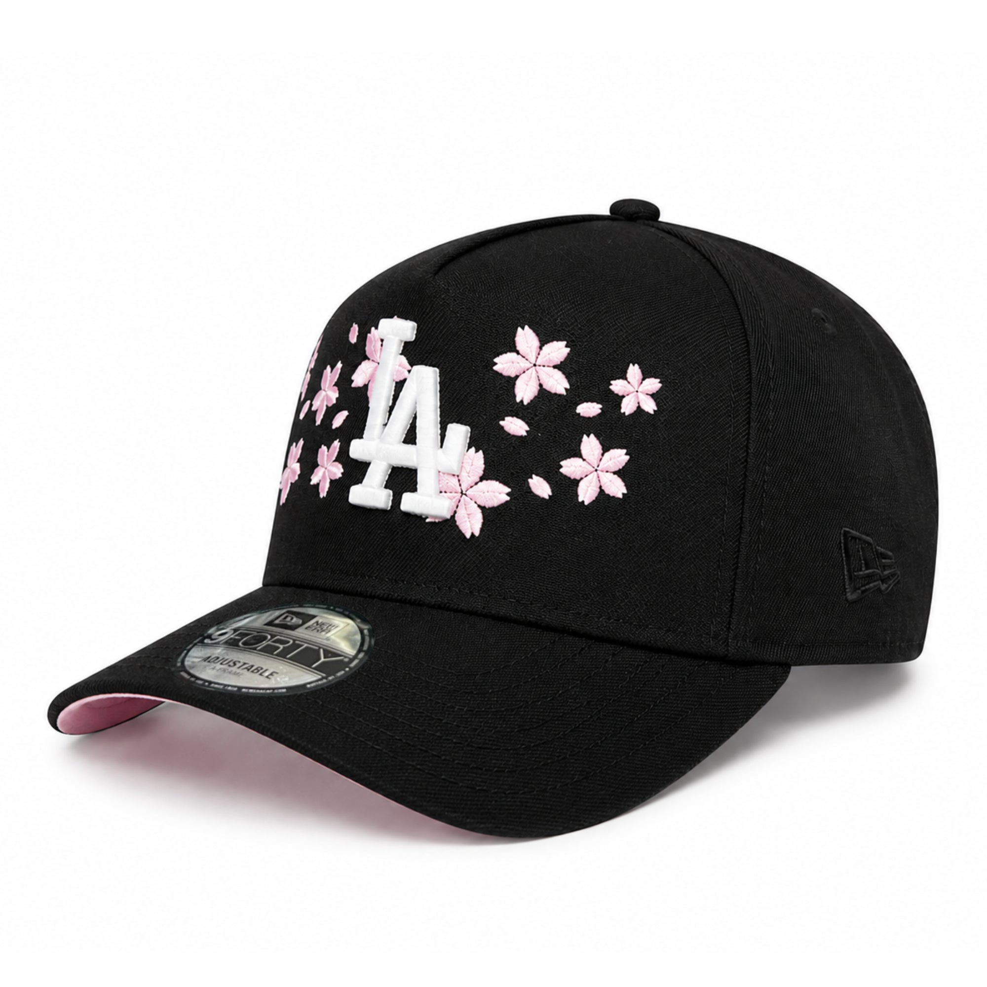 New Era Los Angeles Dodgers Cherry Blossom Black 9FORTY A-Frame Snapba