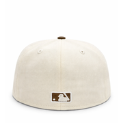 New Era Los Angeles Dodgers 59FIFTY Fitted Hat - Chrome Walnut back view