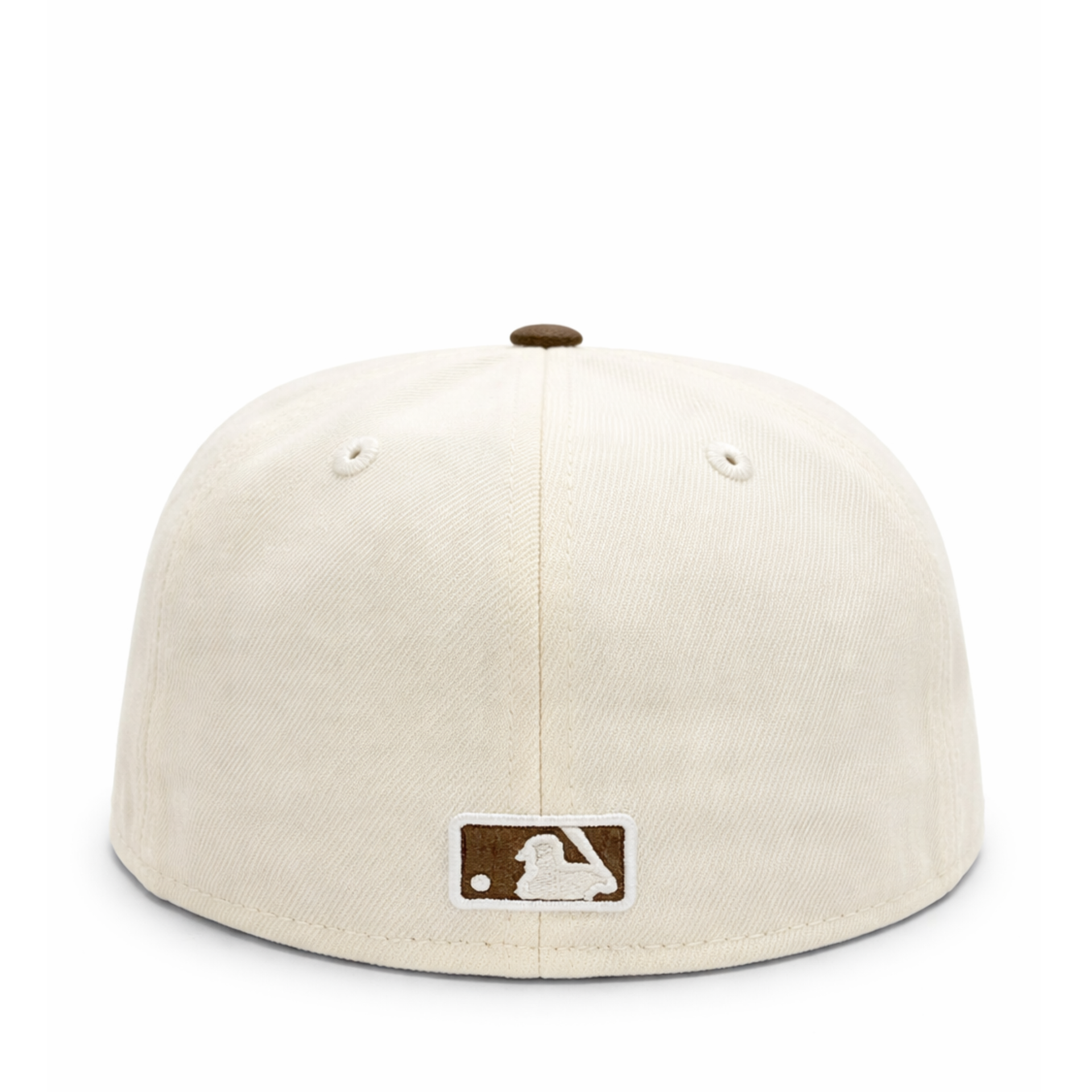 New Era Los Angeles Dodgers 59FIFTY Fitted Hat - Chrome Walnut back view