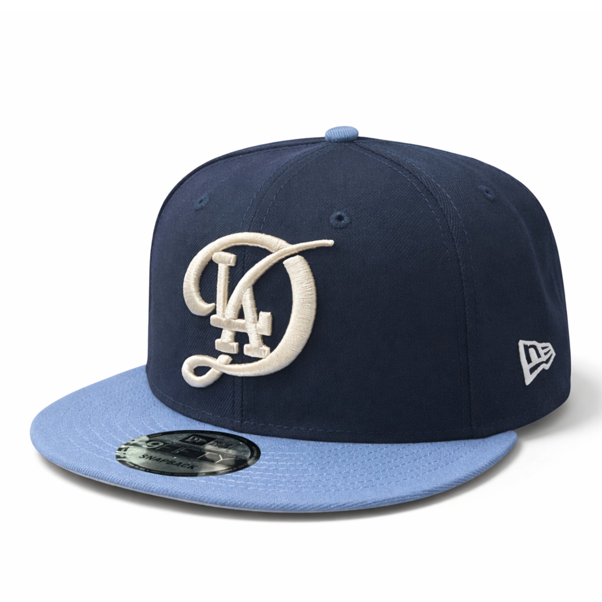 New Era Los Angeles Dodgers City Connect 9FIFTY Snapback Hat- Navy/ Sky Blue