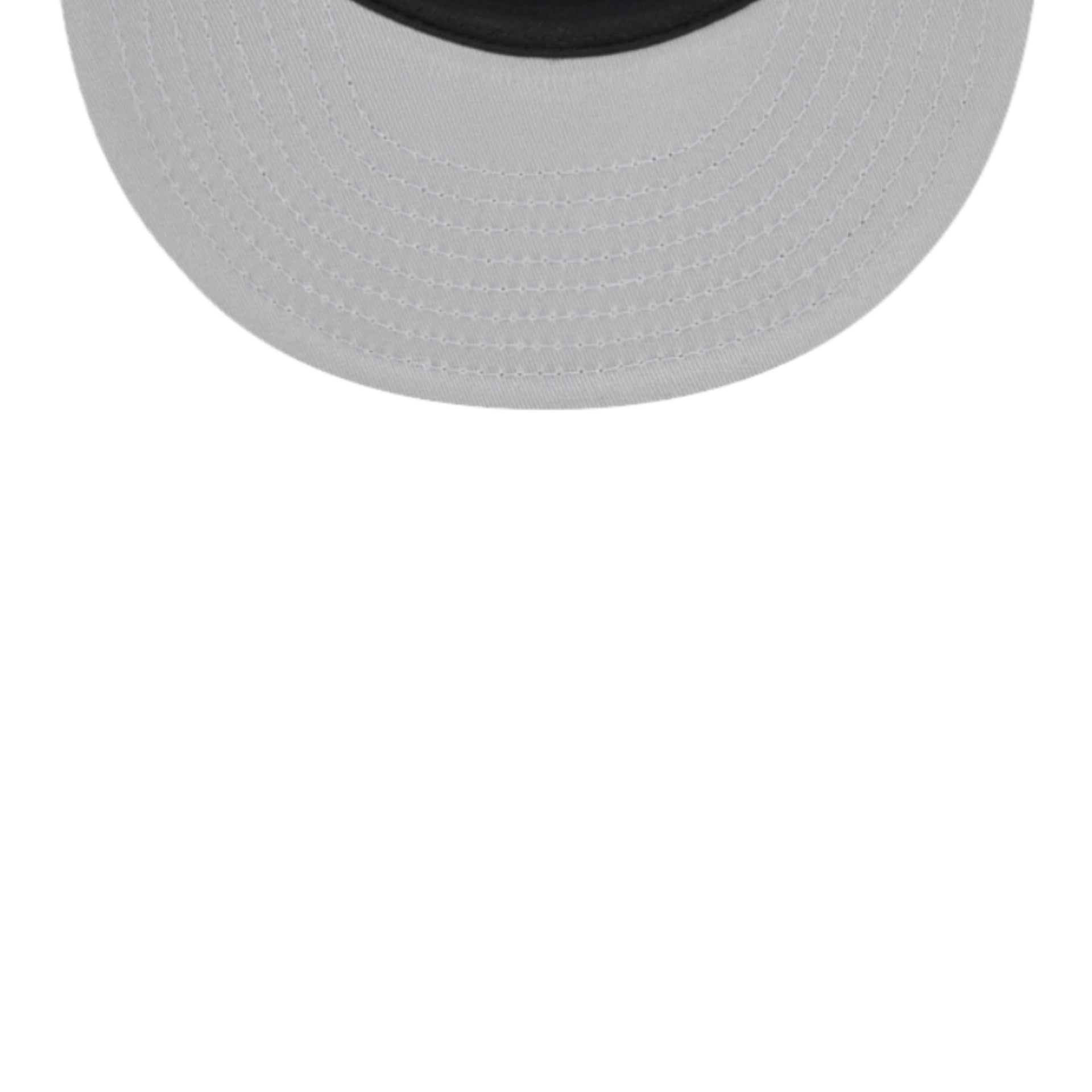 gray bottom of New Era Los Angeles Dodgers City Connect Chrome Black 59FIFTY Fitted Hat