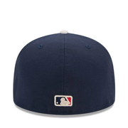 Back View of New Era City Connect Los Angeles Dodgers Navy 59FIFTY Fitted Hat