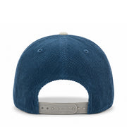 New Era Los Angeles Dodgers Corduroy Blue Gray 9FIFTY Snapback Hat back view
